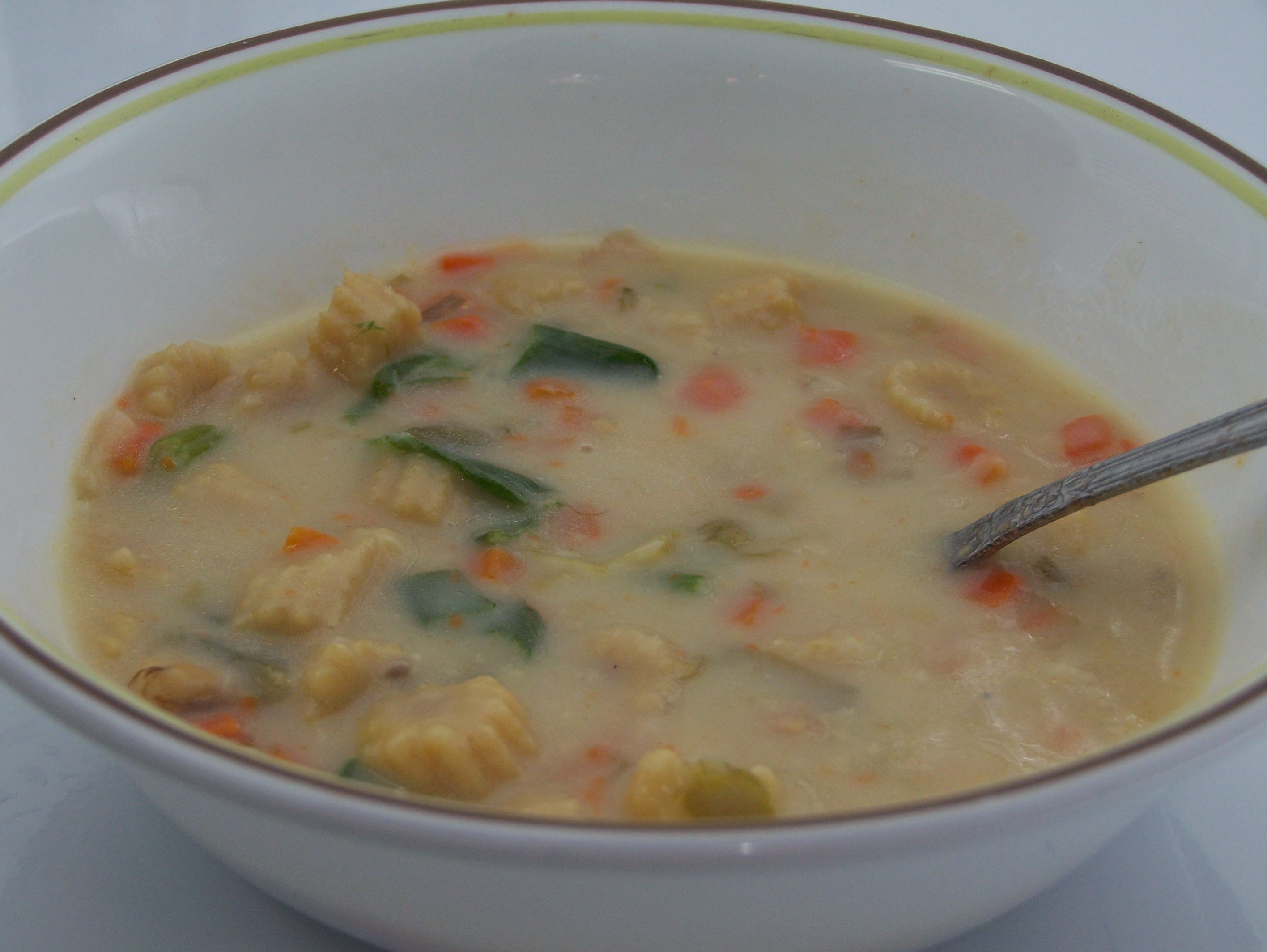 Baby corn soup picture