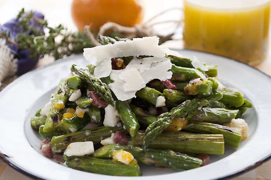 Grilled Asparagus & Egg Salad with Meyer Lemon Vinaigrette Grilled Asparagus & Egg Salad with Meyer Lemon Vinaigrette picture