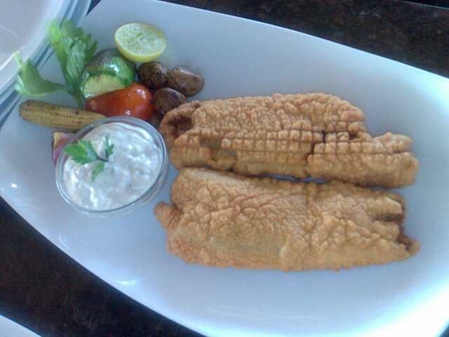 Beer Batter Snapper with Aioli Beer Batter Snapper with Aioli picture