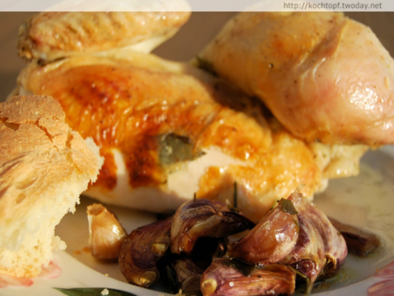 Chicken with 40 Garlic Cloves Chicken with 40 Garlic Cloves picture