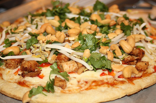 Gourmet Thai Chicken Pizza Gourmet Thai Chicken Pizza picture