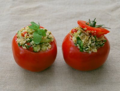 STUFFED RICE TOMATOES STUFFED RICE TOMATOES picture