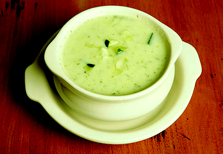 Cold Cucumber Soup Cold Cucumber Soup picture