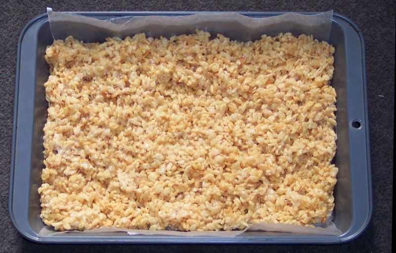 Butter Scotch Krispie Treats Butter Scotch Krispie Treats picture