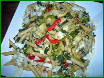 Cookin’ Greens Pasta Rapini with NEW Artichokes Heart Quarters Cookin’ Greens Pasta Rapini with NEW Artichokes Heart Quarters picture