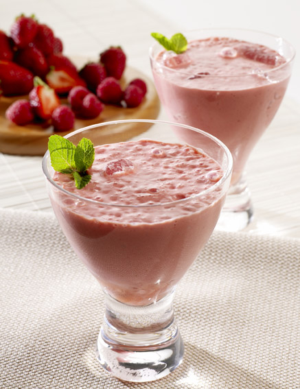 Winter Berry Yogurt Drink Winter Berry Yogurt Drink picture