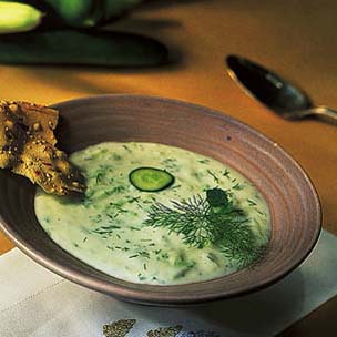 Chilled Cucumber Soup Chilled Cucumber Soup picture