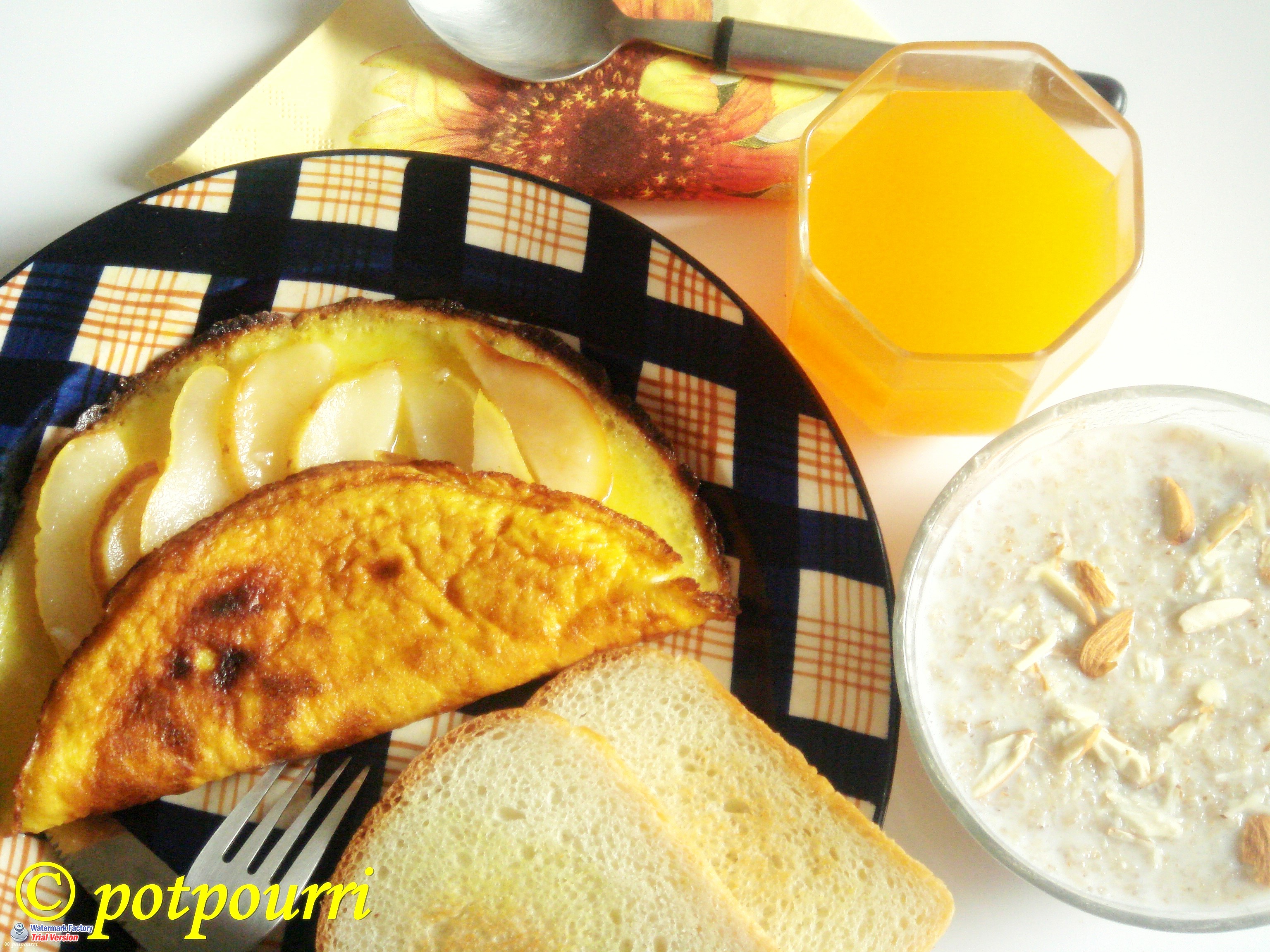 Pear And Rum Souffle Omelette Pear And Rum Souffle Omelette picture