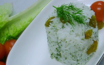 SOYA AUR KISHMISH PULAO picture