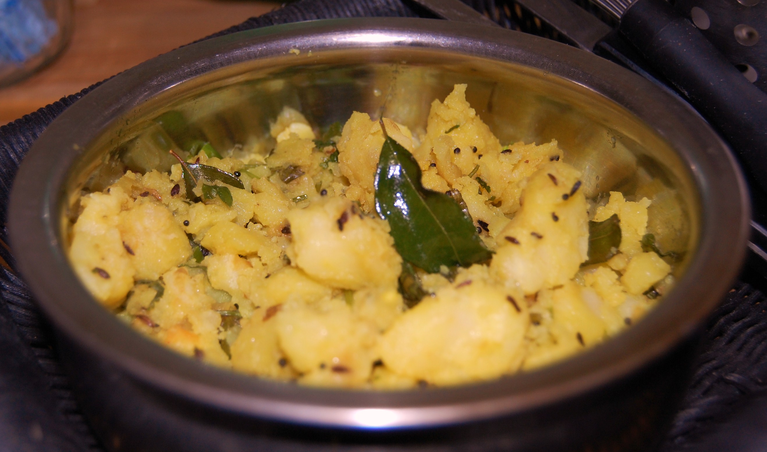 RAI & CURRY PATTA ALOO BHAJI RAI & CURRY PATTA ALOO BHAJI picture