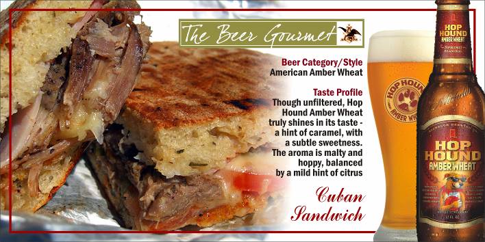 Cuban Sandwich with American Amber Wheat Cuban Sandwich with American Amber Wheat picture