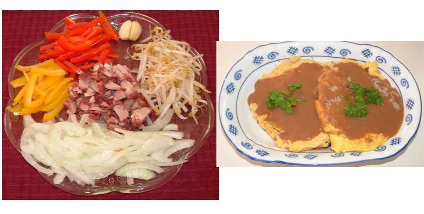 Roast Pork Egg Foo Yung Roast Pork Egg Foo Yung picture