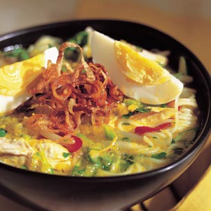 Indonesian Spicy Chicken Noodle Soup Indonesian Spicy Chicken Noodle Soup picture