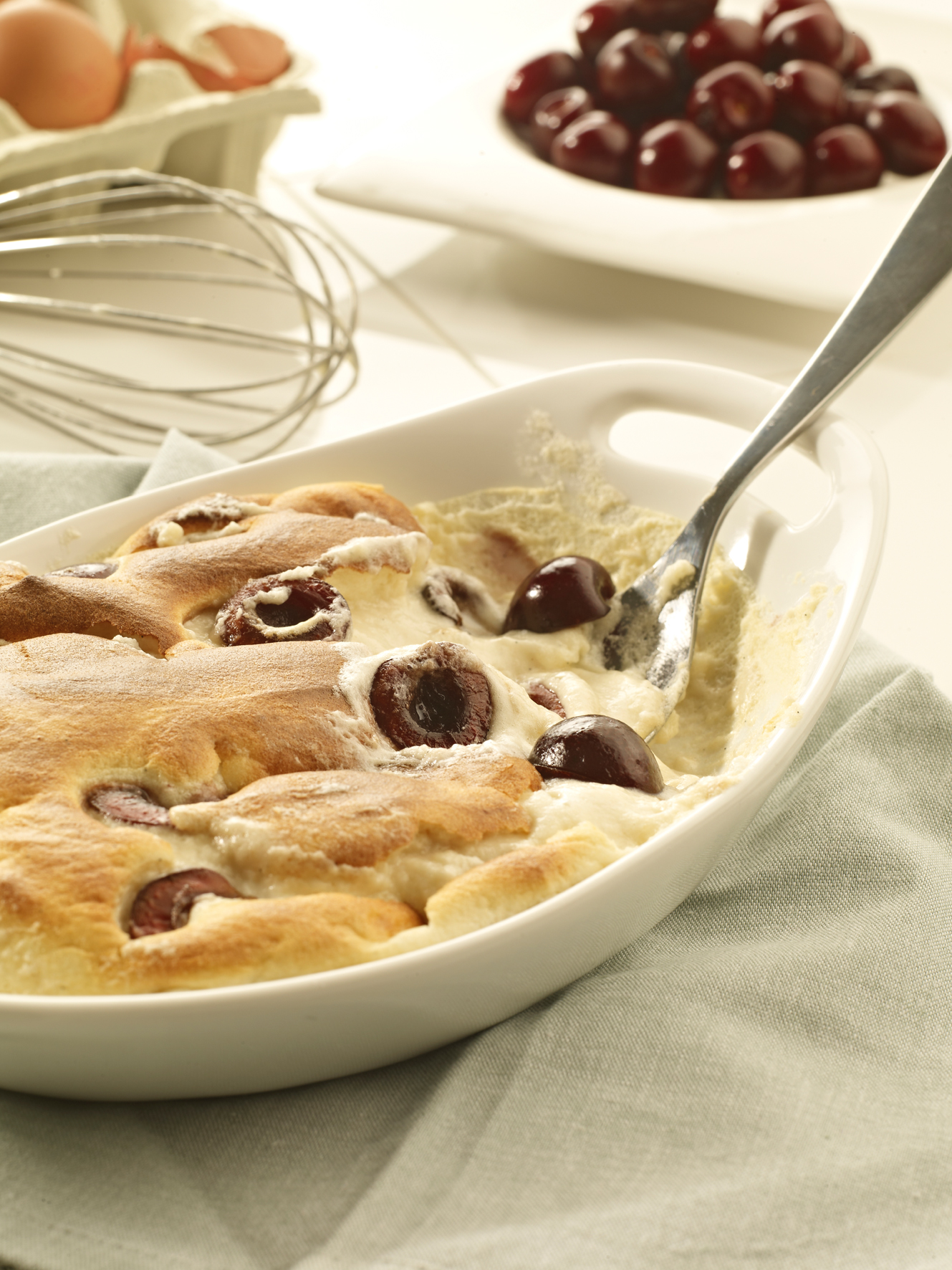Picota Cherry Gratin Picota Cherry Gratin picture