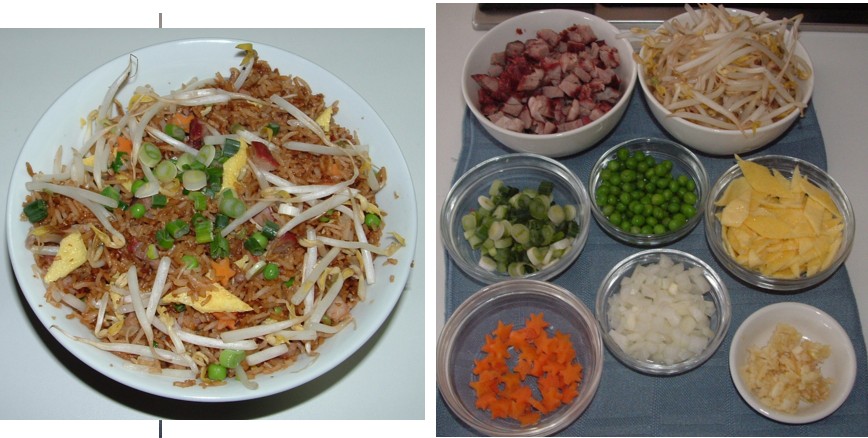 Pork Fried Rice Pork Fried Rice picture