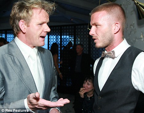Gordon Ramsay and Beckham