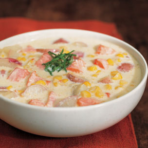 Salmon and Corn Chowder Salmon and Corn Chowder picture