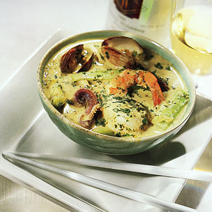 Seafood Curry with Coconut, Citrus and Cucumber Seafood Curry with Coconut, Citrus and Cucumber picture