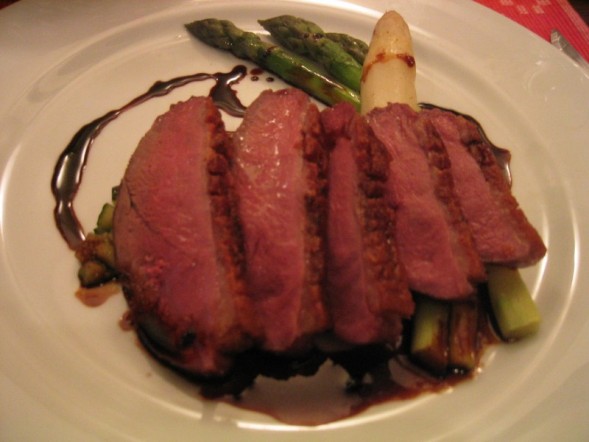 Pan-Seared Duck with Blueberry Glaze Pan-Seared Duck with Blueberry Glaze picture