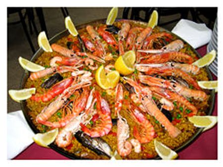 Shellfish Paella Shellfish Paella picture