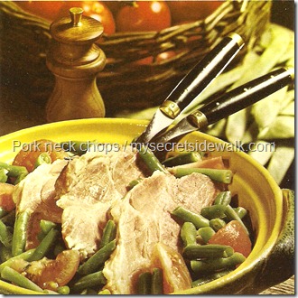 Stewed Pork Neck With Green Beans Stewed Pork Neck With Green Beans picture