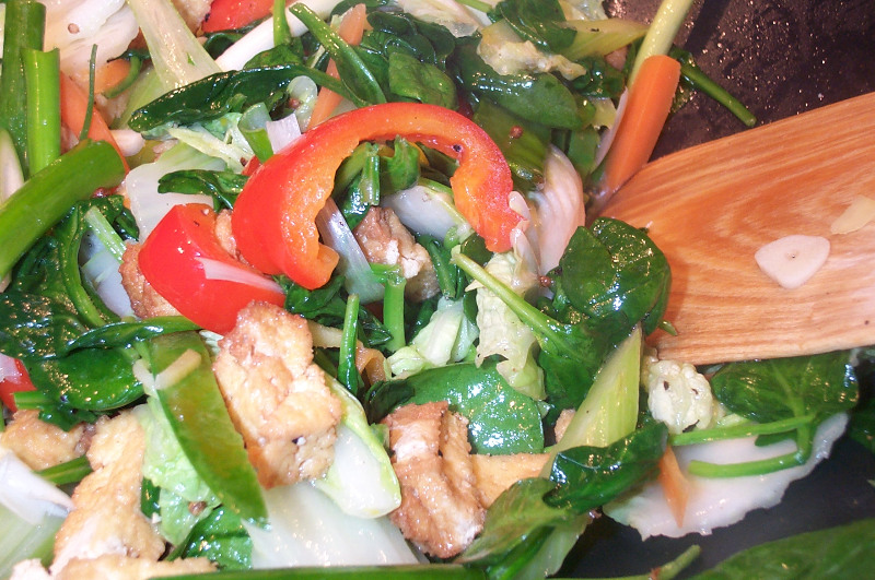 Mix veg with tofu & yogurt Mix veg with tofu & yogurt picture