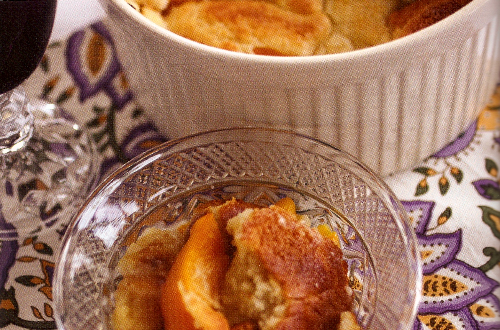 Poufed Peach Cobbler Poufed Peach Cobbler picture