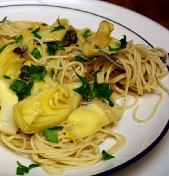 Angel Hair Pasta And Artichokes Angel Hair Pasta And Artichokes picture