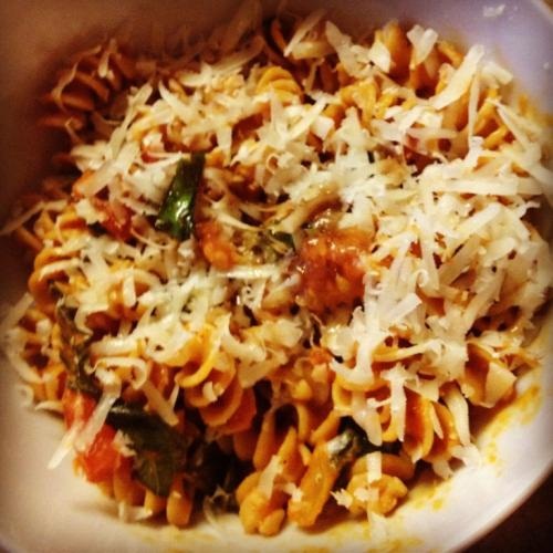 Angel Hair Pasta With Basil & Shrimp Angel Hair Pasta With Basil & Shrimp picture