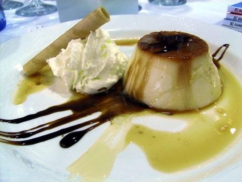 Apple Cream Flan Apple Cream Flan picture