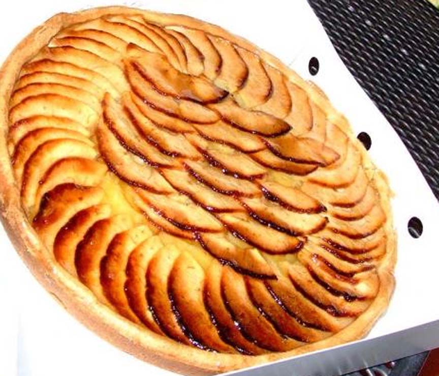 Maple Apple Flan Maple Apple Flan picture