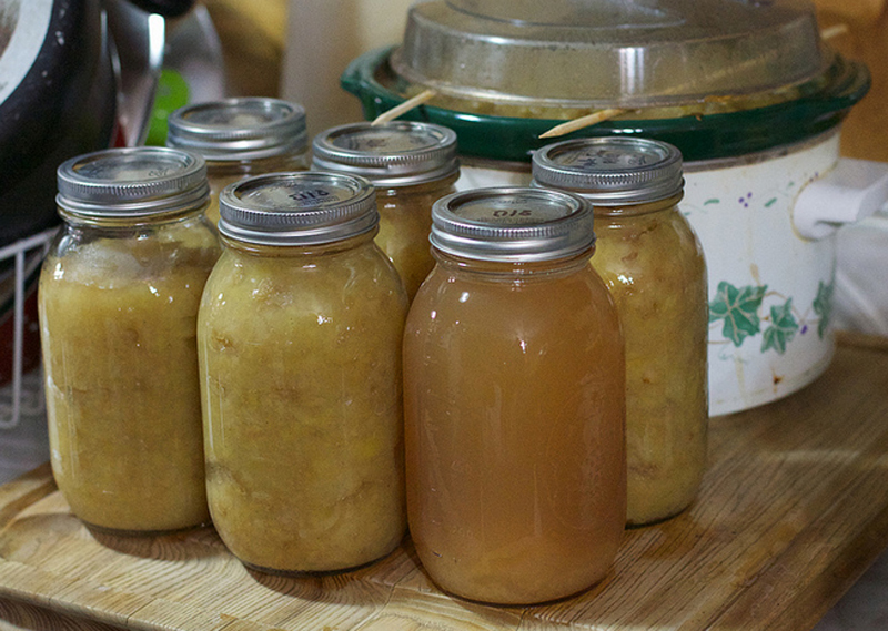 Canned Apples Canned Apples picture