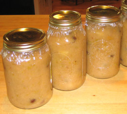 Chunky, Spiced Applesauce… with Soused Raisins Chunky, Spiced Applesauce… with Soused Raisins picture
