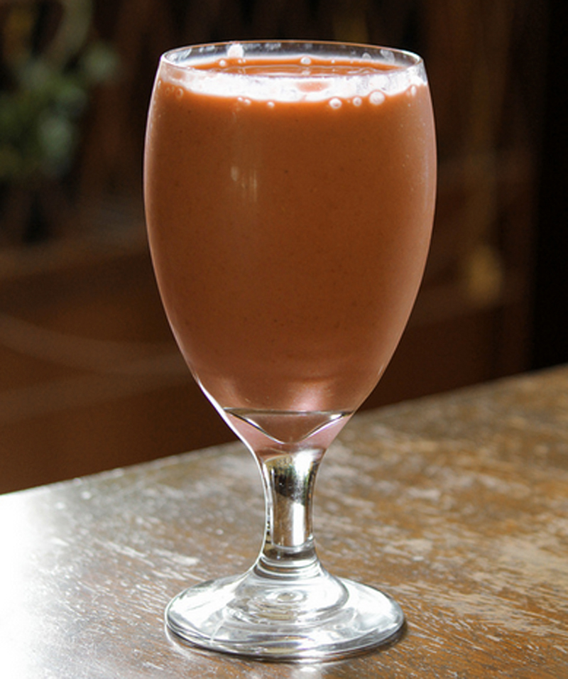 Apricot Strawberry Breakfast Cocktail Apricot Strawberry Breakfast Cocktail picture
