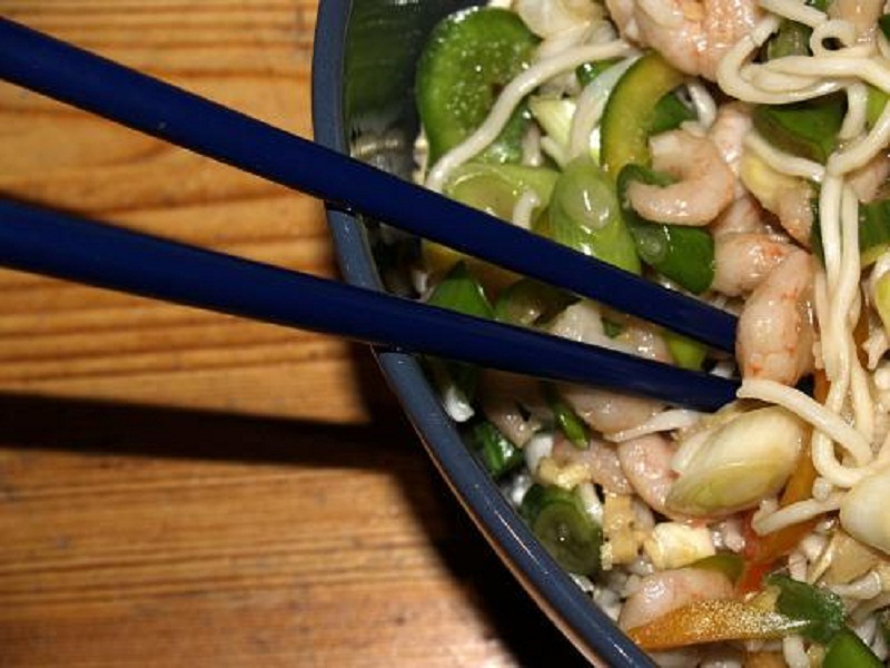 Asian Turkey Noodle Salad Asian Turkey Noodle Salad picture