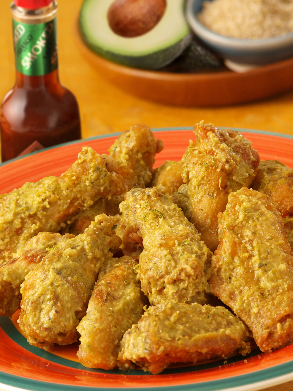 Avocado Chipotle Chicken Wings Avocado Chipotle Chicken Wings picture