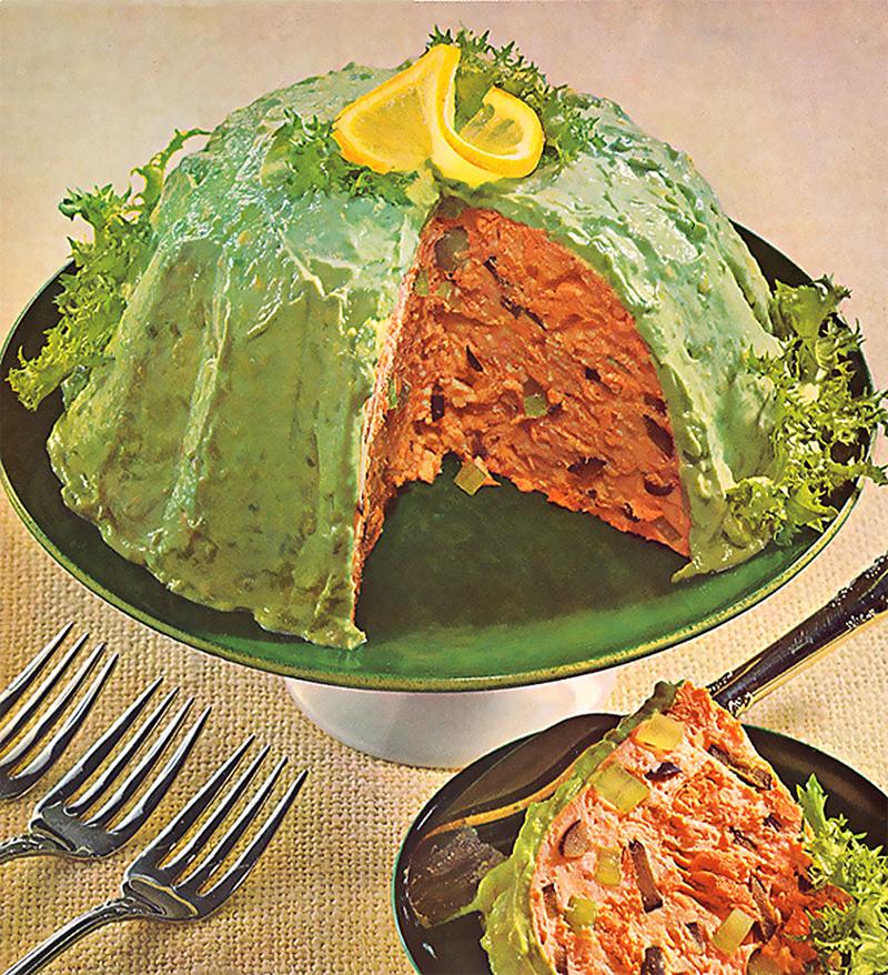 Salmon Avocado Mold Salmon Avocado Mold picture