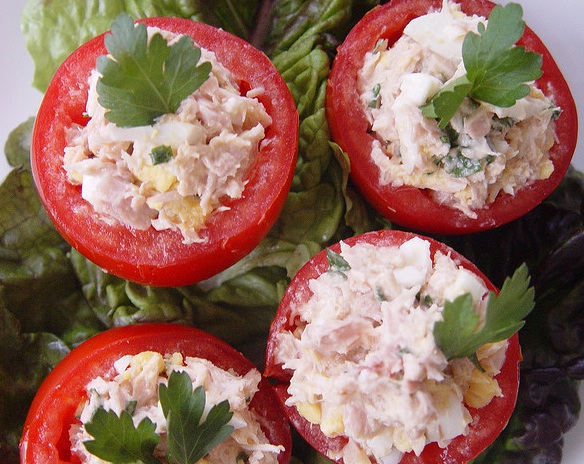 Bacon and Egg Stuffed Tomatoes Bacon and Egg Stuffed Tomatoes picture