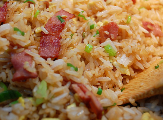 Bacon And Onion Fried Rice Bacon And Onion Fried Rice picture