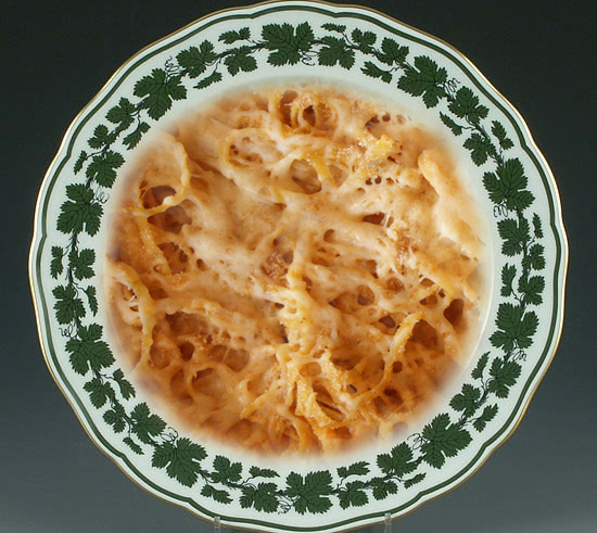 Baked Green Fettuccine Baked Green Fettuccine picture