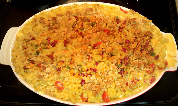 Baked Macaroni and Tomatoes Baked Macaroni and Tomatoes picture