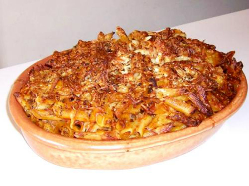 Baked Macaroni With Meat Baked Macaroni With Meat picture