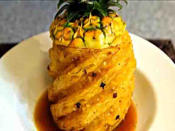 Baked Pineapple Alaska Baked Pineapple Alaska picture