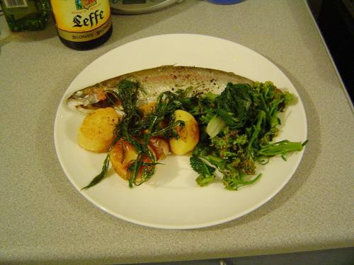 Baked Trout Baked Trout picture