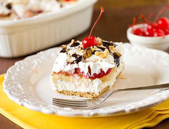 Strawberry Banana Split Cake Strawberry Banana Split Cake picture