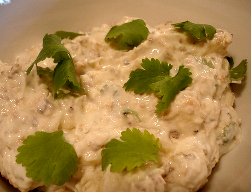 Minted Banana Coconut Raita Minted Banana Coconut Raita picture
