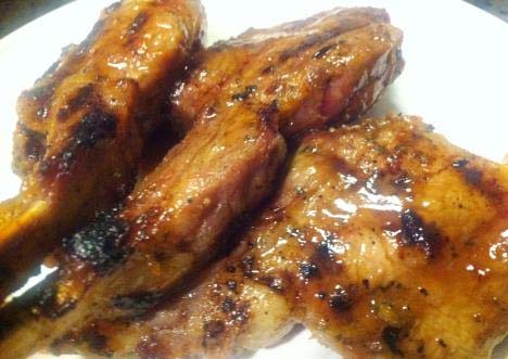 Barbecued Saddle Of Lamb Barbecued Saddle Of Lamb picture