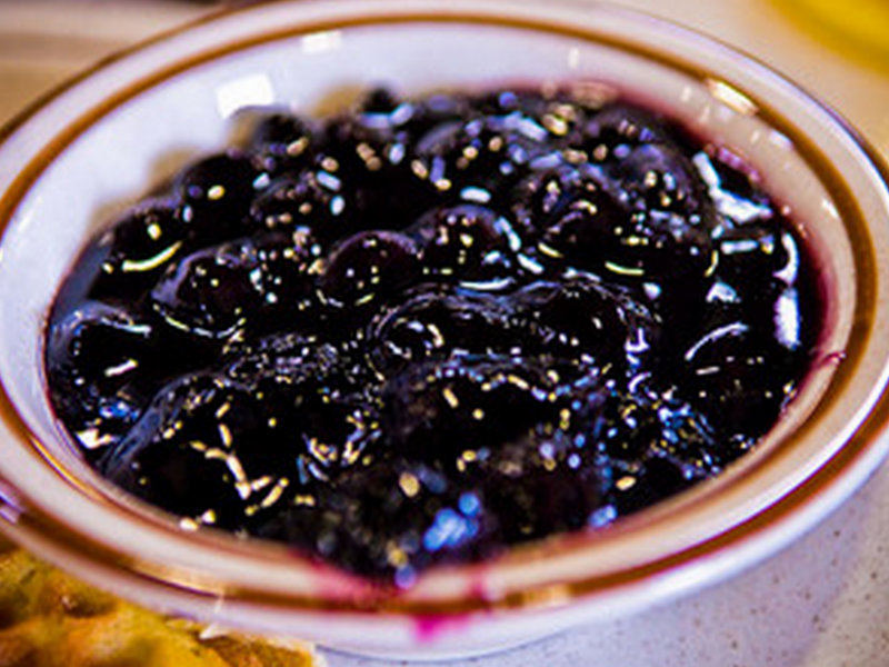 Microwave Cooked Blueberry Jam Microwave Cooked Blueberry Jam picture