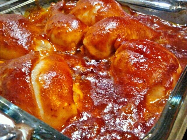Baked Bar Barbecue Chicken Baked Bar Barbecue Chicken picture