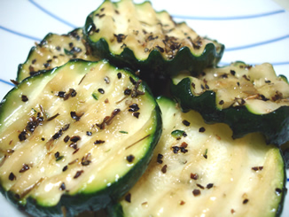 Grilled Zucchini With Herb Marinade Grilled Zucchini With Herb Marinade picture